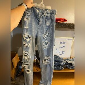 Hole-y Distressed American Eagle Jeans
